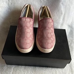 NWT in box Coach slip-on sneakers size 7.5